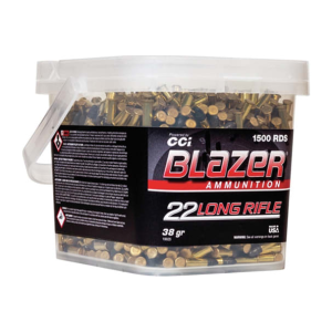 CCI Blazer 22 LR 38gr Lead Round Nose 1500 Rounds Brass Case
