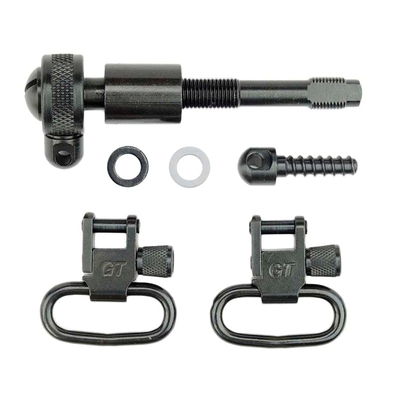 Grovtec US Inc Locking Swivel Set Fits Remington 7400, Black