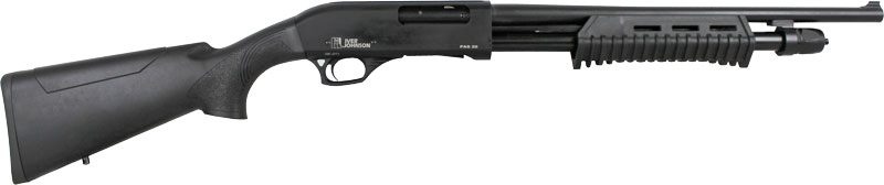Iver Johnson Pump Action 20 Gauge Shotgun, Blued Synthetic