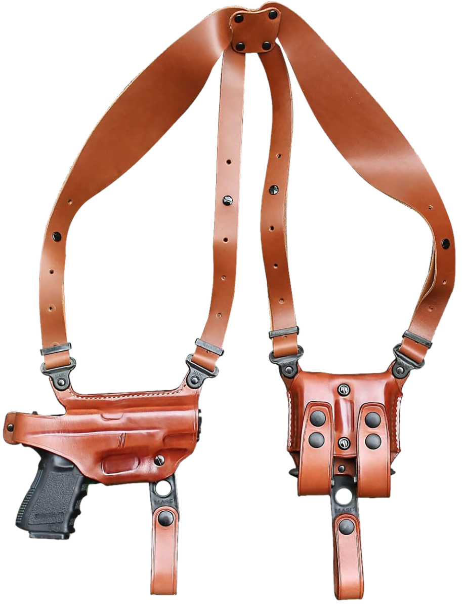 1791 Gunleather Nakatomi Special Colt 1911 Shoulder Holster Right Steerhide Leather, Classic Brown