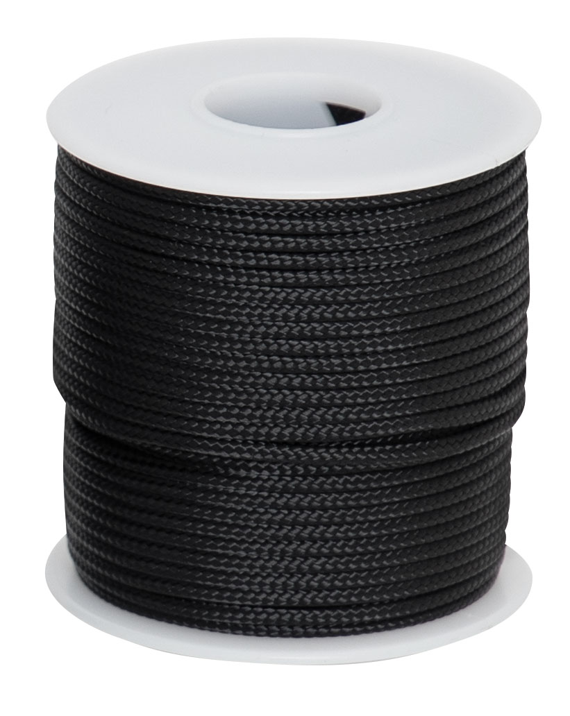 Rothco 95Lb Micro Cord 100Ft Spool - Black