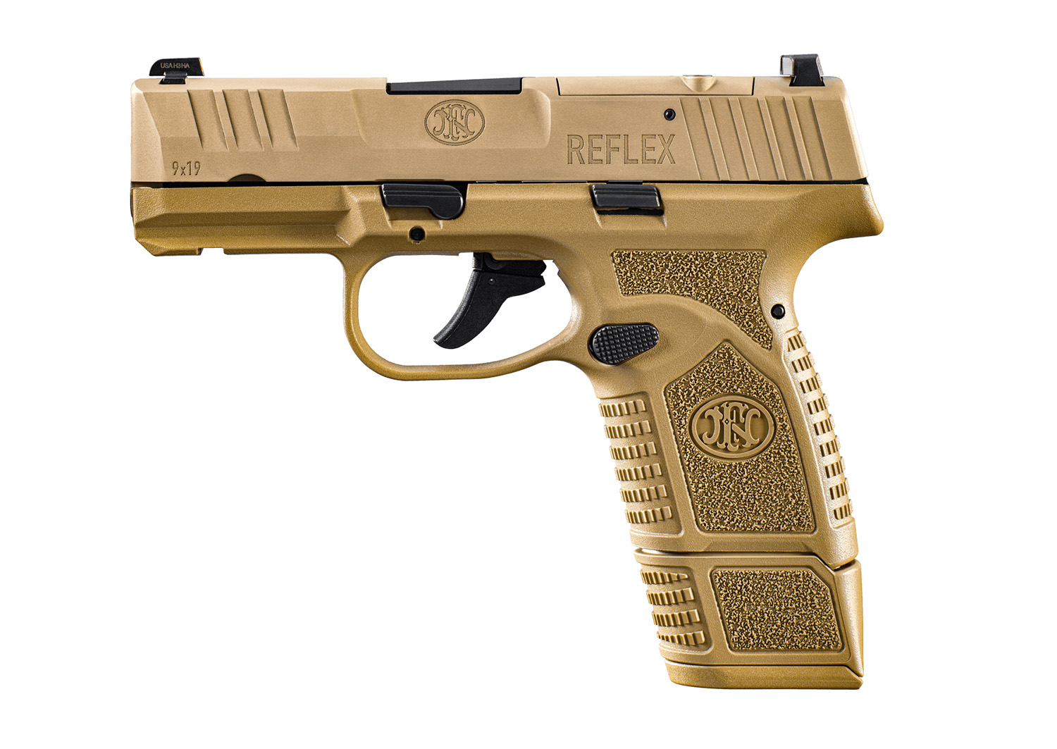 FN Reflex MRD 9mm 3.3" Semi-Auto Pistol - FDE