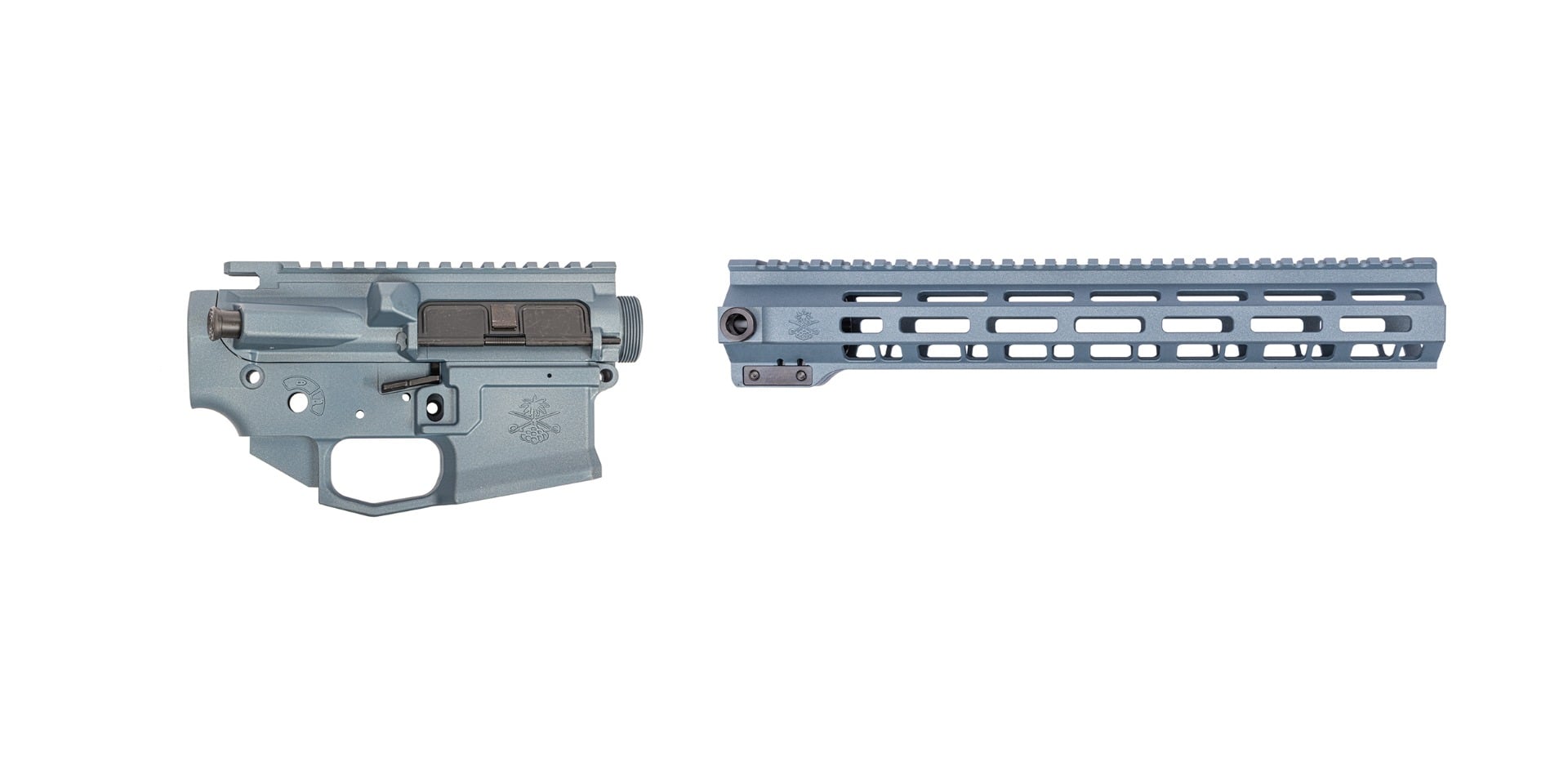 Sabre-IC Builder Set - 13" QDSM V2 Rail, Blue Titanium