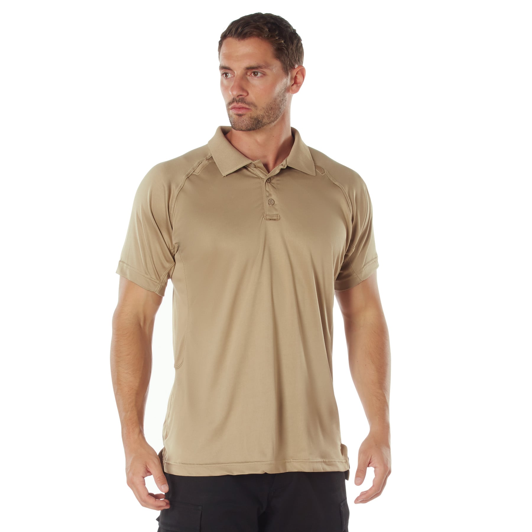Rothco On Duty Performance Polo - Tan, X-Large