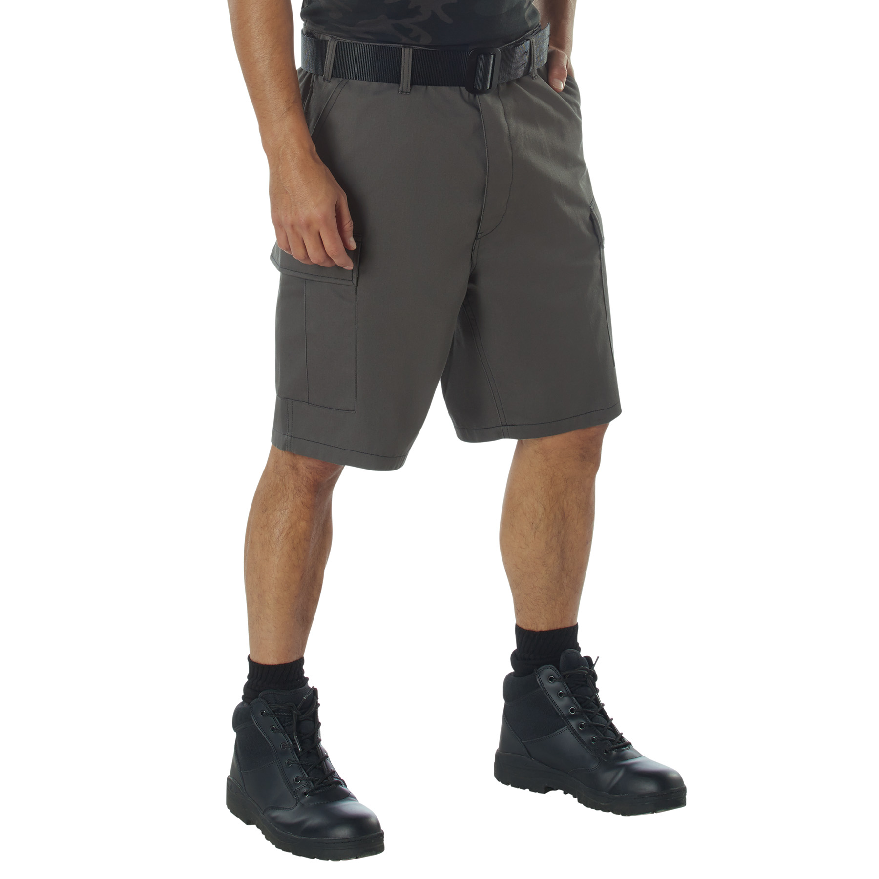 Rothco Tactical Bdu Shorts - Charcoal Grey, Medium