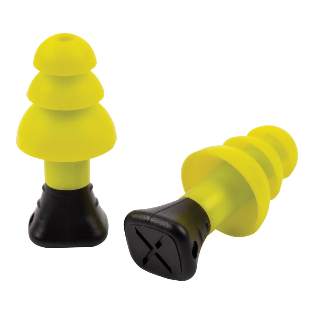 ULTRX 26 dB Silicone Earplugs, Yellow