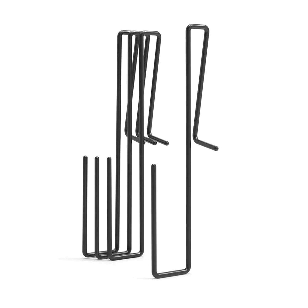 Lockdown Shelf Handgun Rack, Black Pack of 4