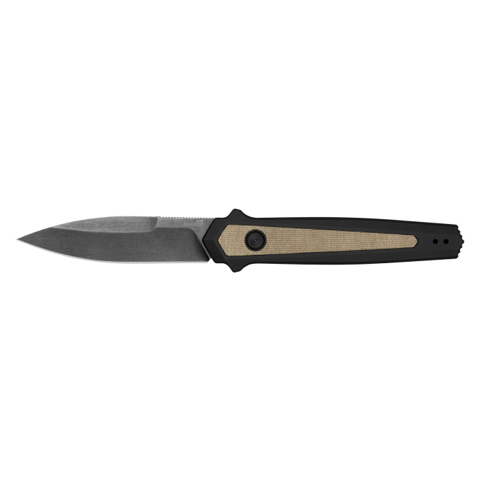 Kershaw Launch 15 Auto Folding Spear Point Knife, Black/Tan - 7950