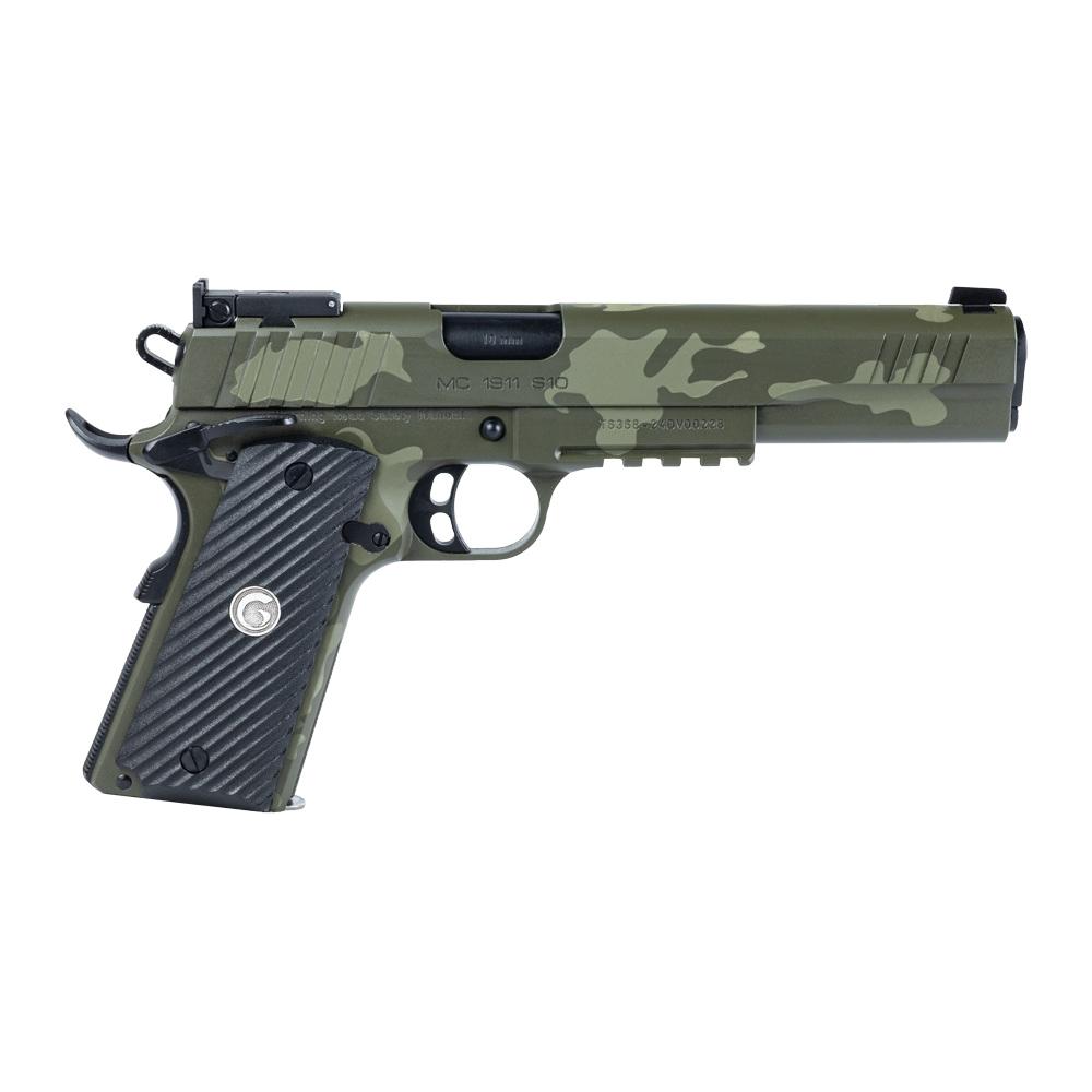 Girsan MC1911S Hunter 10mm 6" 8rds, OD Green Camouflage