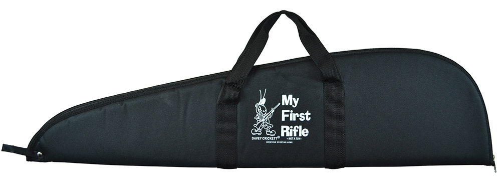 Keystone Sporting Arms Davey Crickett Official Padded Rifle Case, 34", Textured Black - KSA035