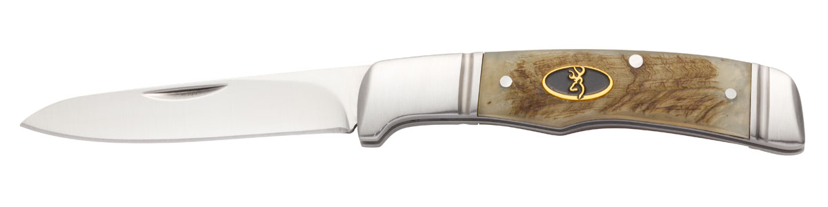 Browning Joint Venture Drop Point Traditional Folding Knife, 2" - 3220011