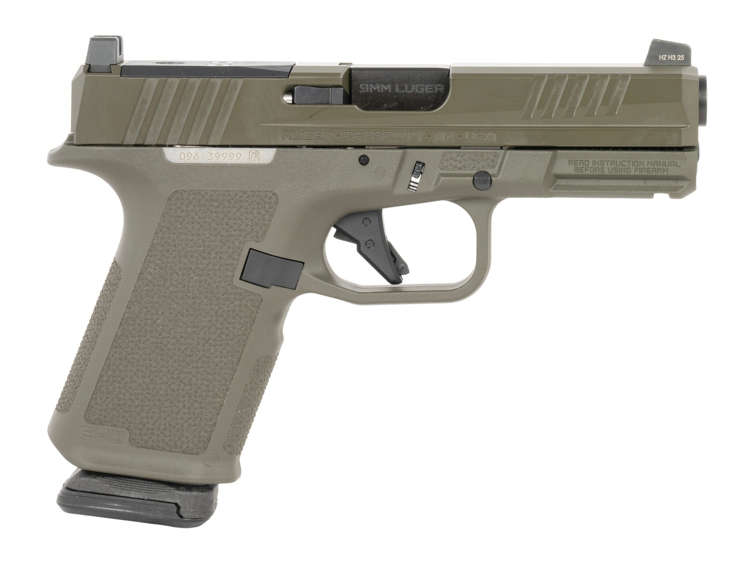 Ruger 19438 RXM 9MM Semi Auto Handgun 15R