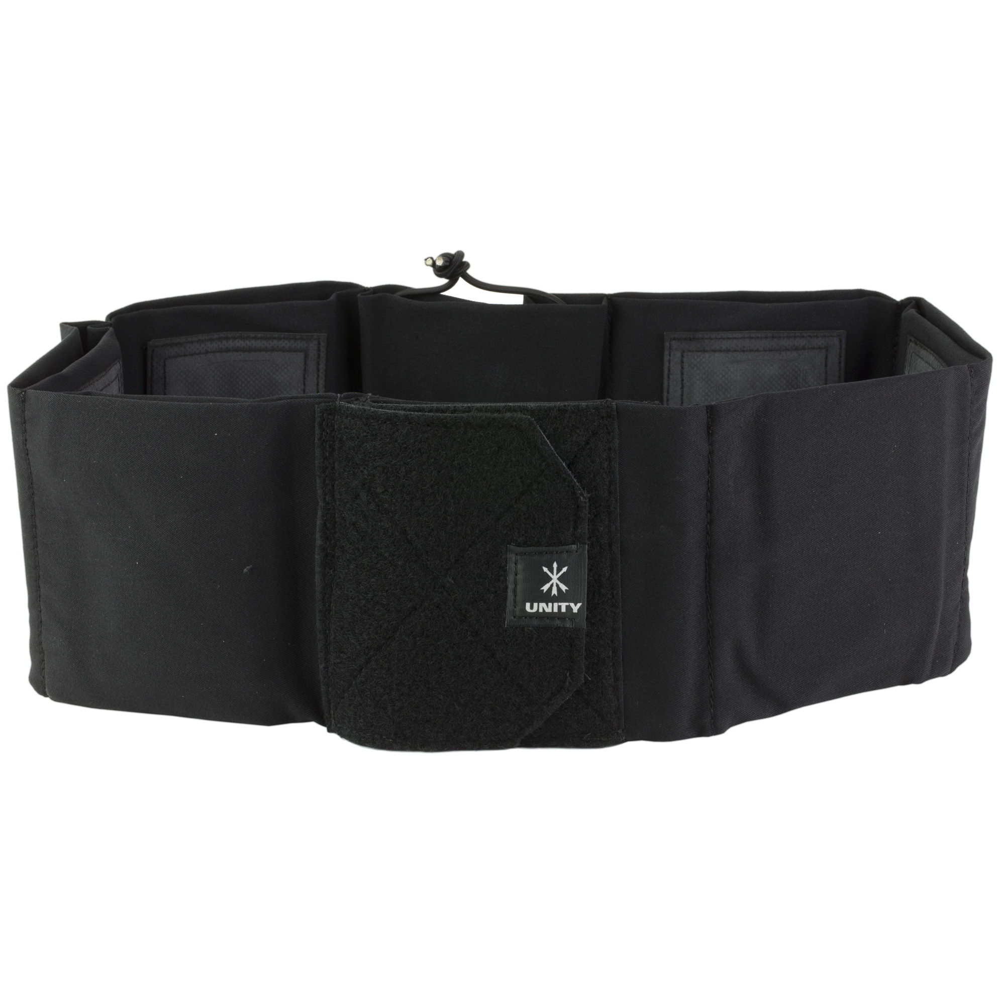 Unity Tactical Clutch Belt, Medium, 31"-38" Waist, Elastic Construction, Black CL-BLT-B-M