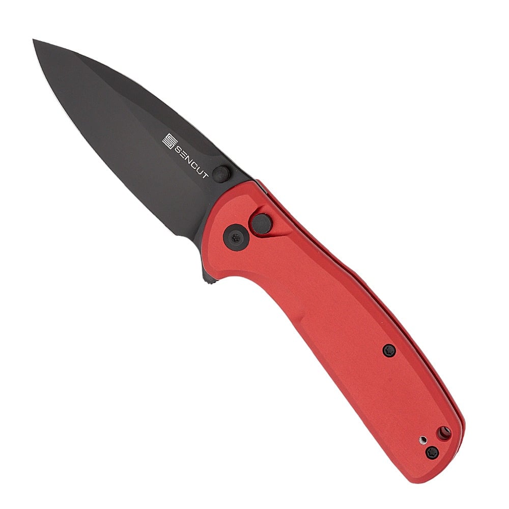 SENCUT ArcBlast Folding Drop Point Knife, Red - S22043B-4