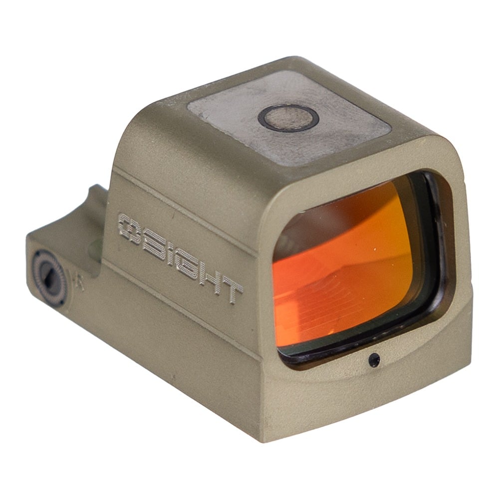 Osight S, 2MOA Dot + 32MOA Circle Red Dot Sight with Charging Cover, Olive Green