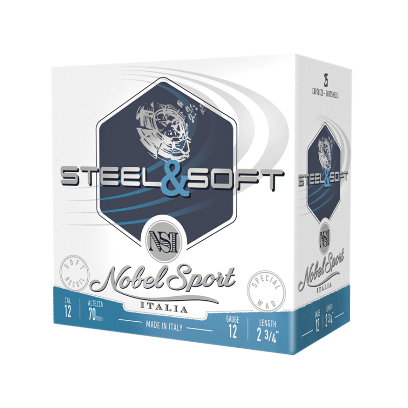 Nobel Sport Target Steel & Soft Loads 12 Gauge 2-3/4" #7 1 Ounce 25rds