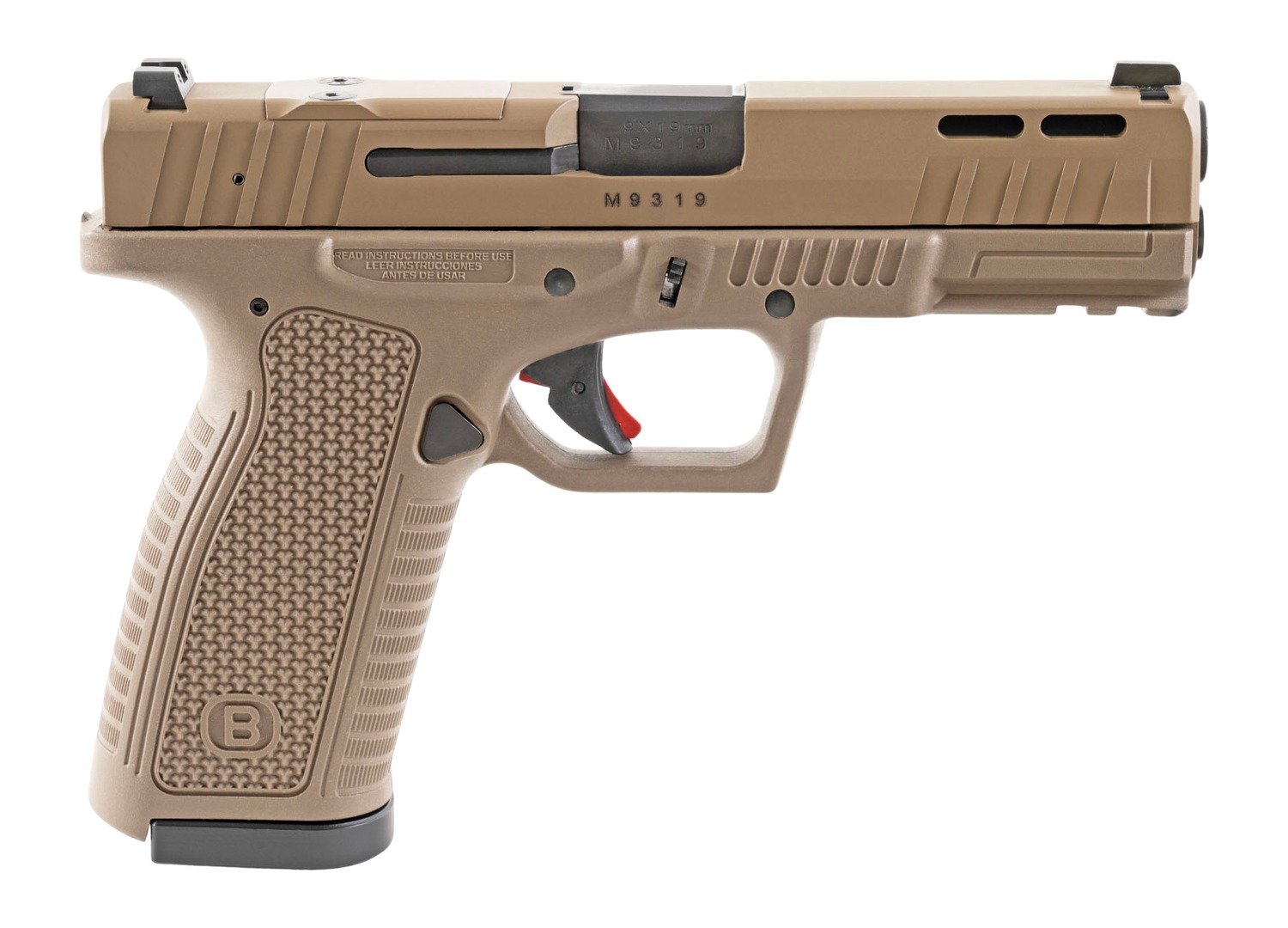 Bersa BP9 Full Size 9mm FDE 17+1
