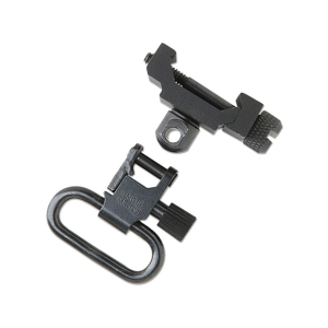Uncle Mike's Picatinny Swivel Attachment Fixed QD with 1" Swivel Steel Black