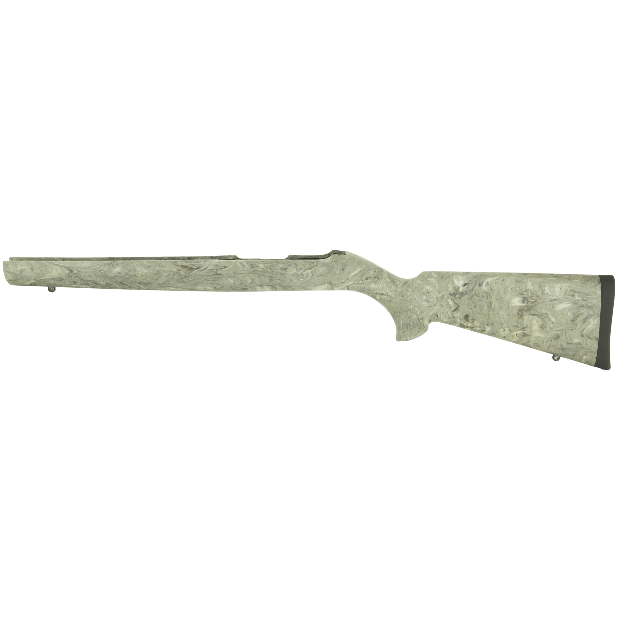 Hogue OverMolded Rubber Stock, Fits Rug 10/22, .920" Diameter Barrel, Ghillie Green Finish