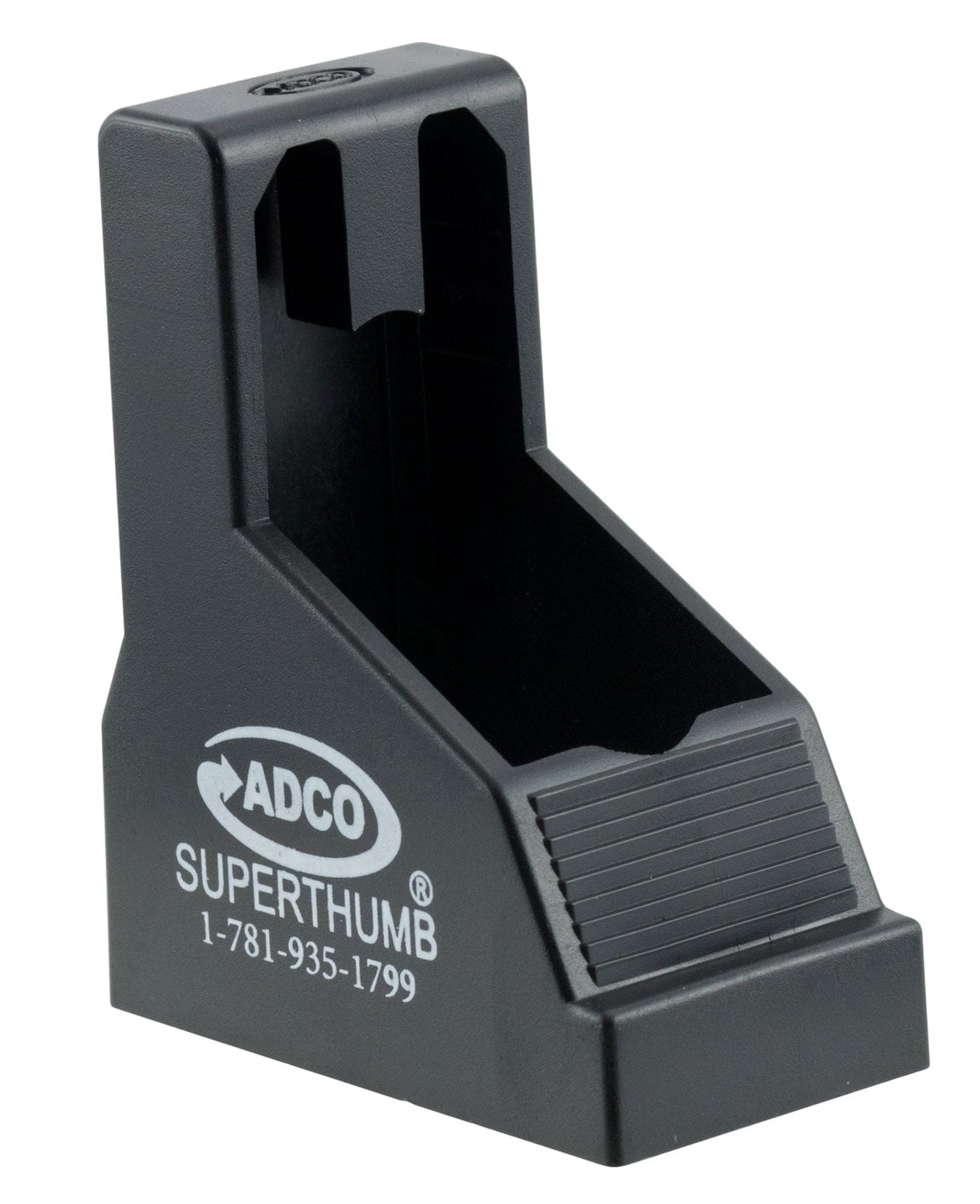 ADCO Super Thumb Double Stack 9mm/.40 S&W Polymer Magazine Loader, Black - ST1