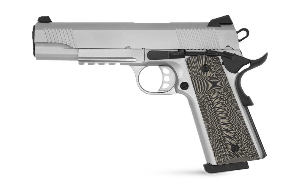 SDS 1911 Duty 5" 45acp 8rd SS Pistol w/ G10 Grips and Rail - 10100510