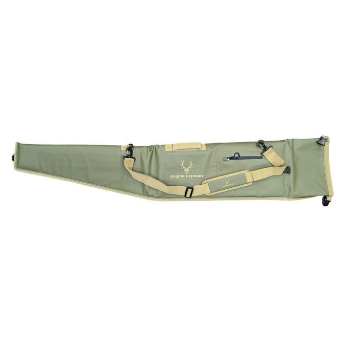 Evolution Outdoor 62" x 12" Waterproof Rolltop Double Rifle Case, Green