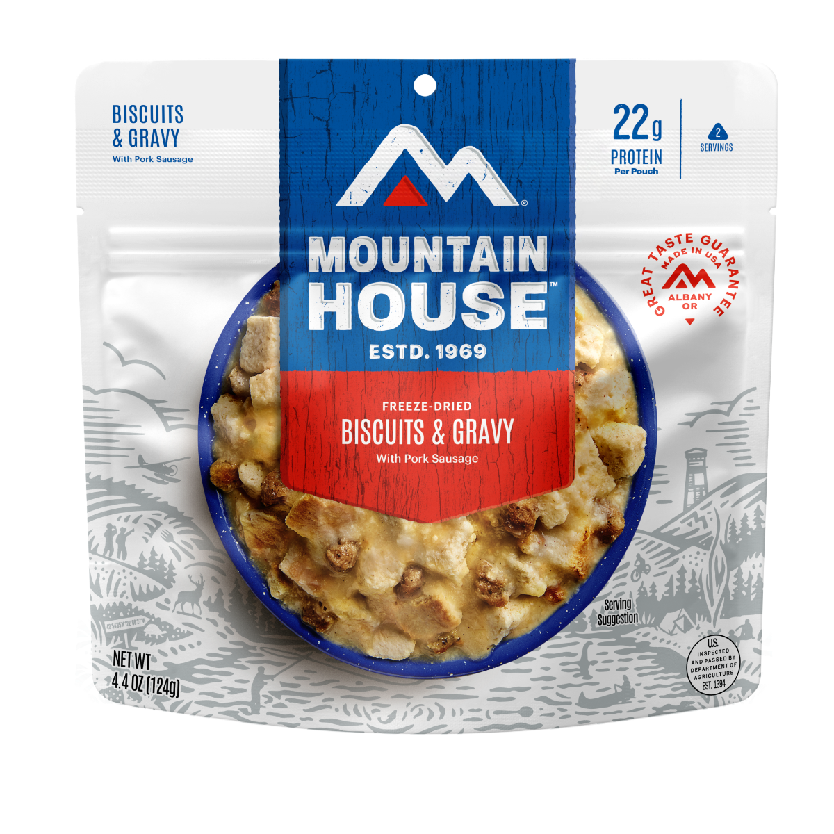 Mountain House Freeze Dried Biscuits & Gravy - 55453