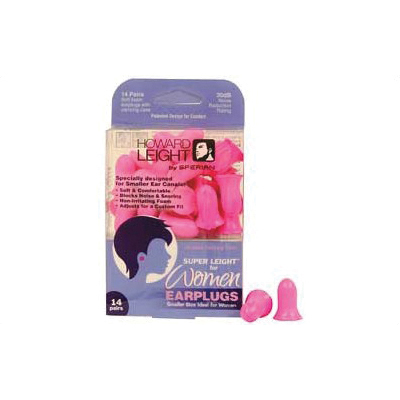 Howard Leight Women's Super Leight Foam Ear Plug, Pink - R-01757
