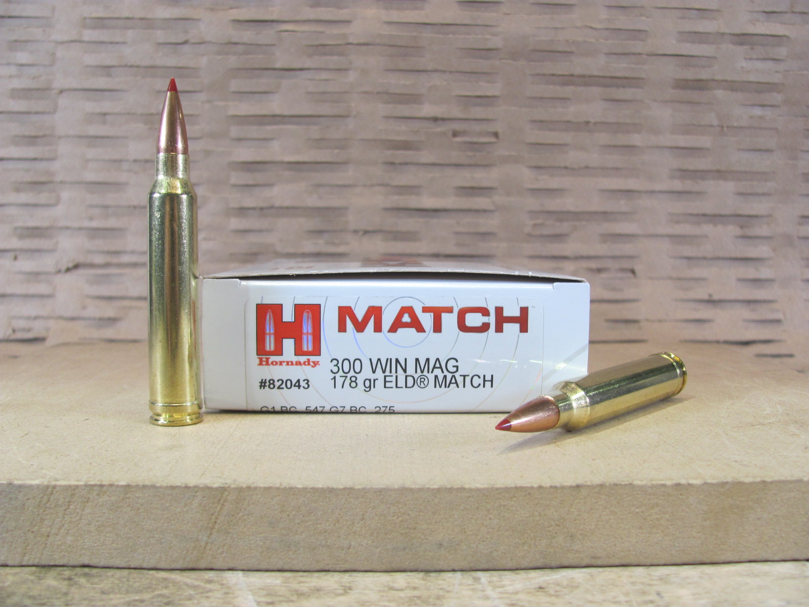 200 Round Case – 300 Winchester Magnum 178 Grain ELD Match Hornady Match Ammo – 82043
