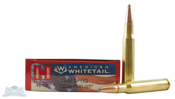Hornady 30-06 150gr Interlock American Whitetail Ammunition 20rds - 8108