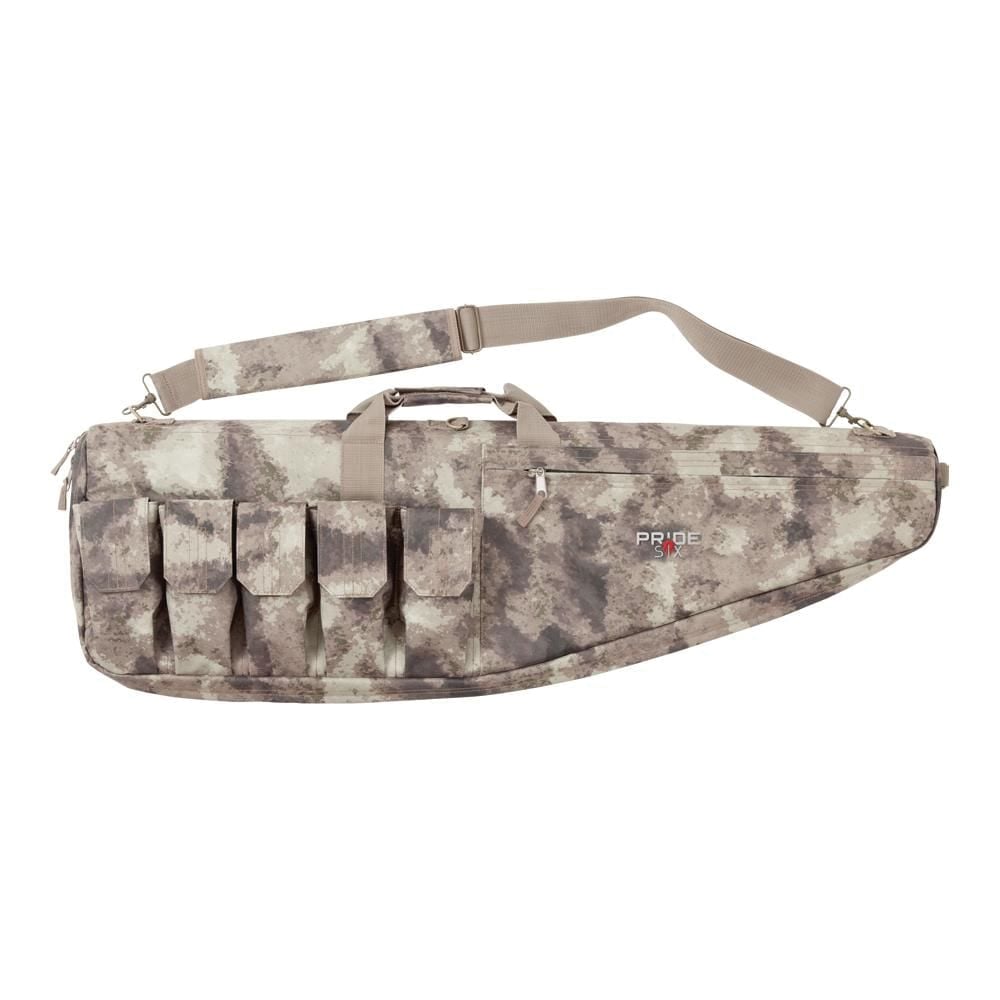 Tac Six Tactical Duty Endura Fabric Rifle Case 38", A-TACS Arid/Urban Camo/Tan - 10933