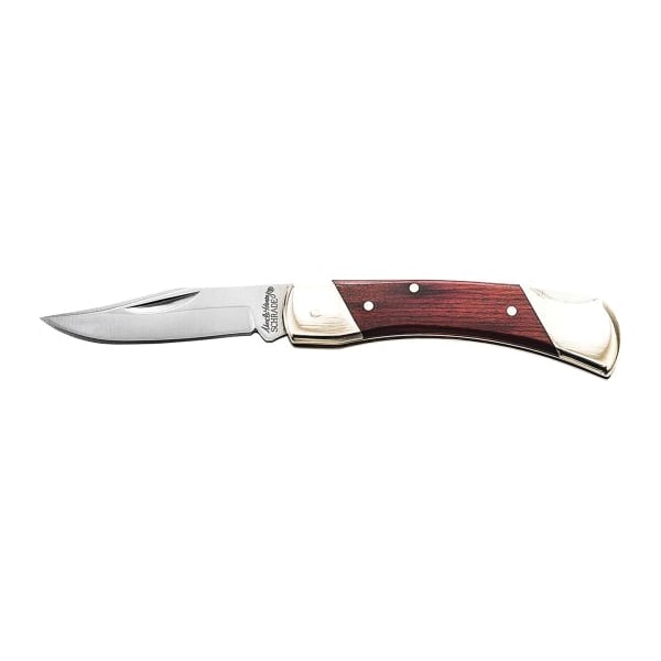 Uncle Henry Brown Bear Folding Knife Clip Point, Brown