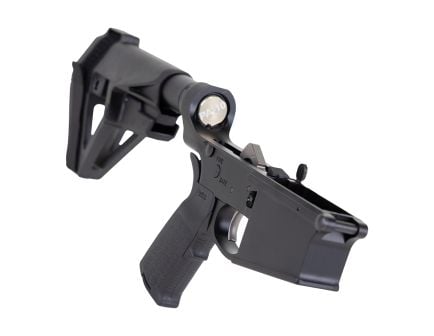 PSA PA10 MIAD EPT Complete Lower w/ SBA5 Brace, Black