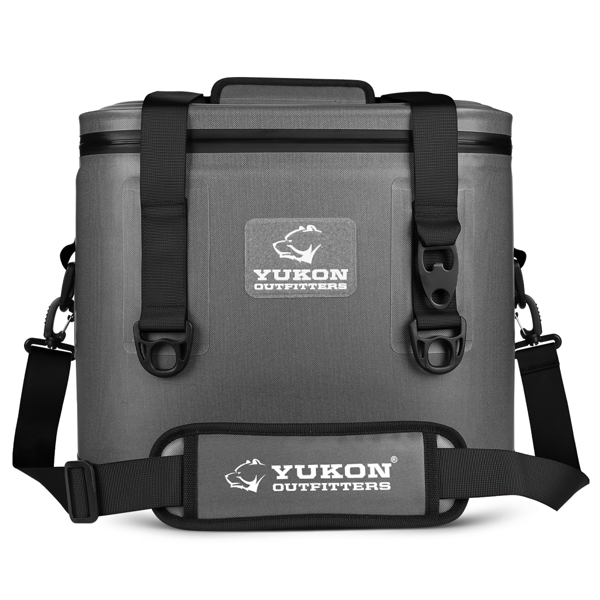 Yukon Outfitters 30 Can Tech Cooler, Charcoal/Black - MG30CHBLK