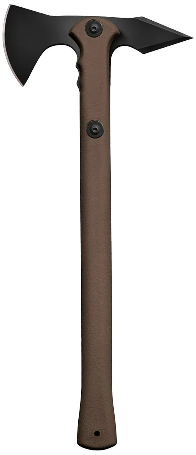 Cold Steel CS90PTHF Trench Hawk 3.50" Blade 1055 Carbon Steel Blade Flat Dark Earth Polypropylene Handle 19"