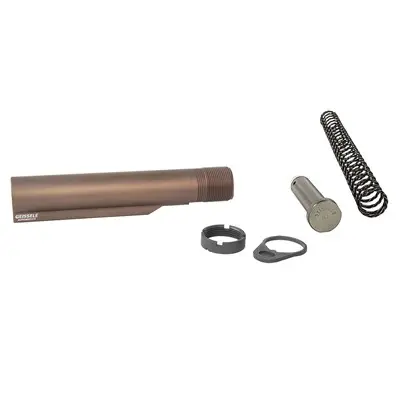 AR15 PREMIUM MILSPEC BUFFER TUBE ASSEMBLY W/SUPER 42, H2 DDC