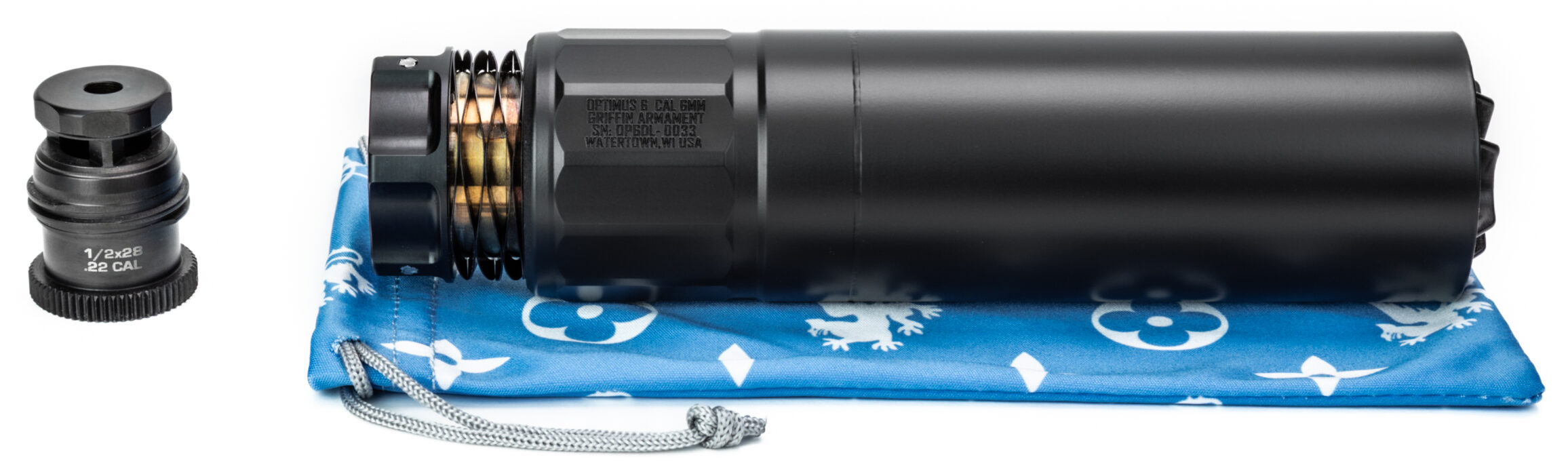 Griffin Optimus 6 Dual-Lok Suppressor - High Flow Design