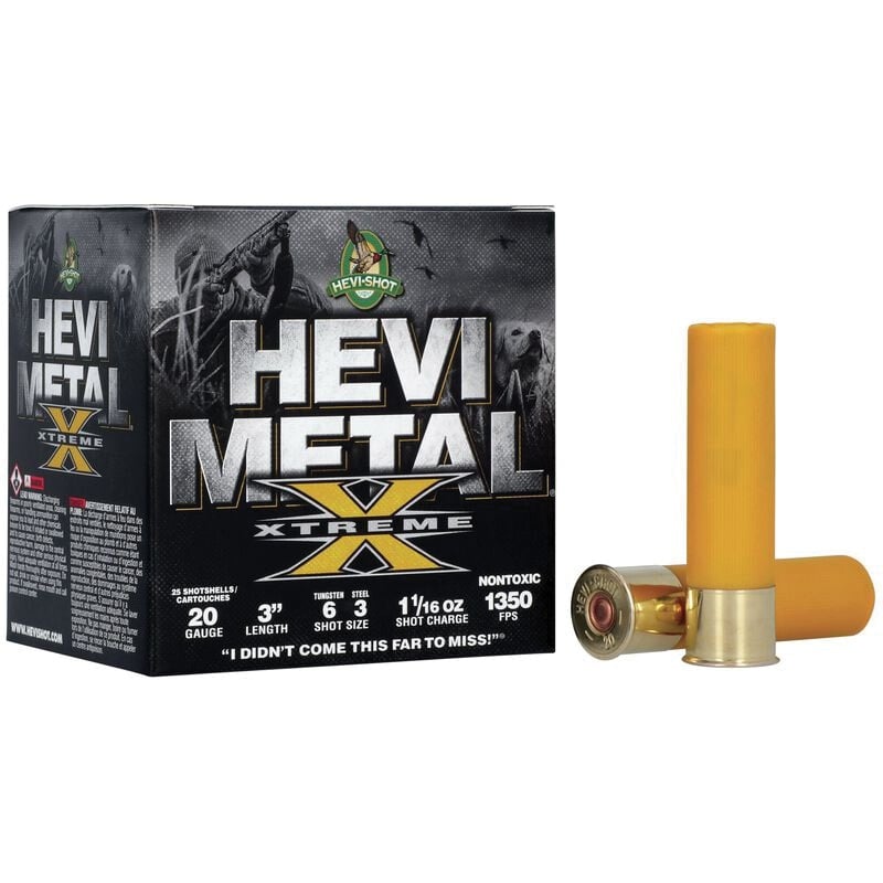Hevishot HEVI-Metal Xtreme 20 Gauge 3" #6, 3 1.06 oz - 25rds - HS39206