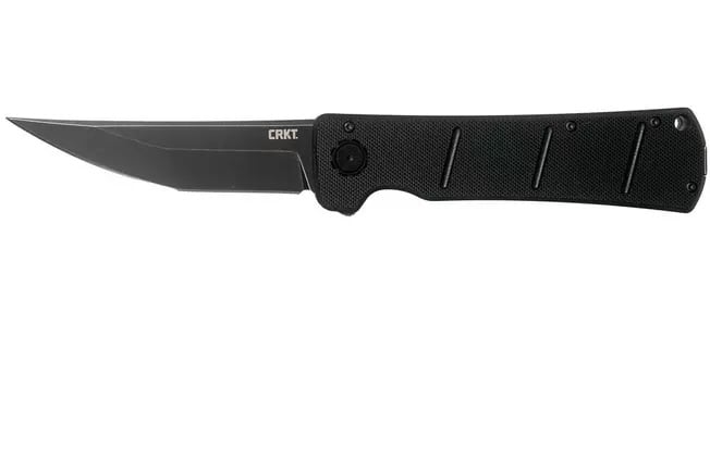 CRKT Inazuma No Ken Folding Trail Point Knife, Black - 2908