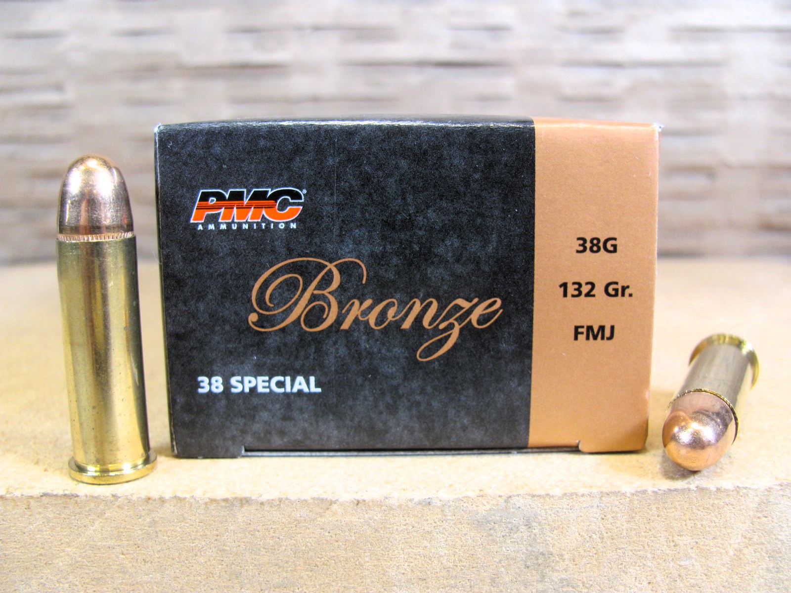 1000 Round Case – 38 Special 132 Grain FMJ PMC Ammo – 38G