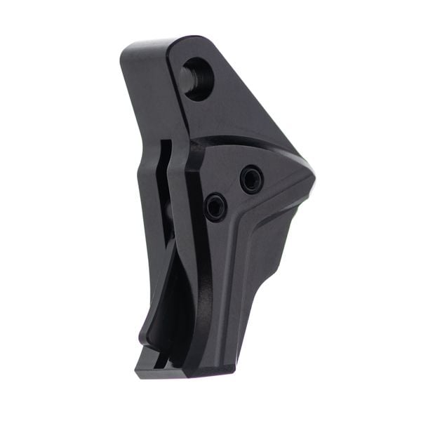 Tyrant CNC I.T.T.S. Glock Gen 3-4 Screw/Safety Shoe Only Trigger, Black/Black - TD-GTRIG-3-4-BLACK-BLACK