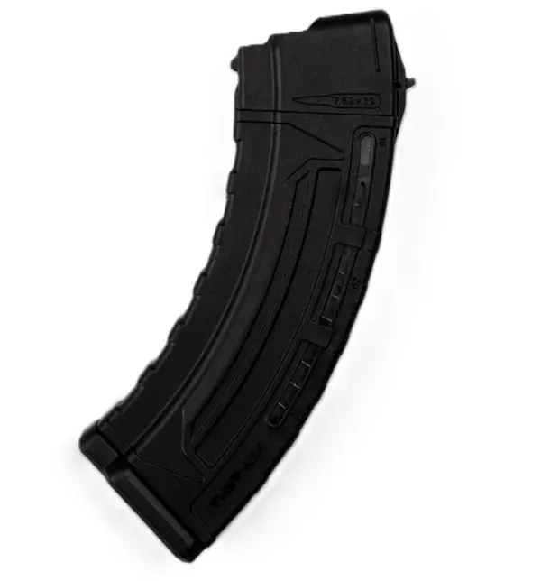 WARFIGHTR MAG 7.62 30RD POLY/SI BLK