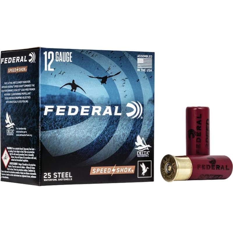 Federal Speed-Shok Load 12 Gauge 2.75 in. 1 1/8 oz. BB Shot 25 rd.