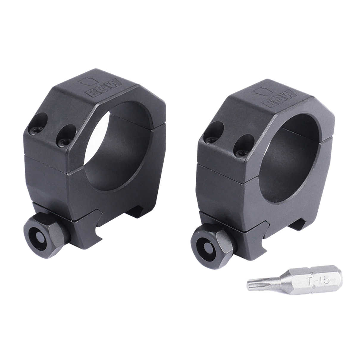 EGW Keystone Scope Ring 30mm Tube Medium 6061 Aircraft Grade Aluminum Alloy Picatinny/Weaver