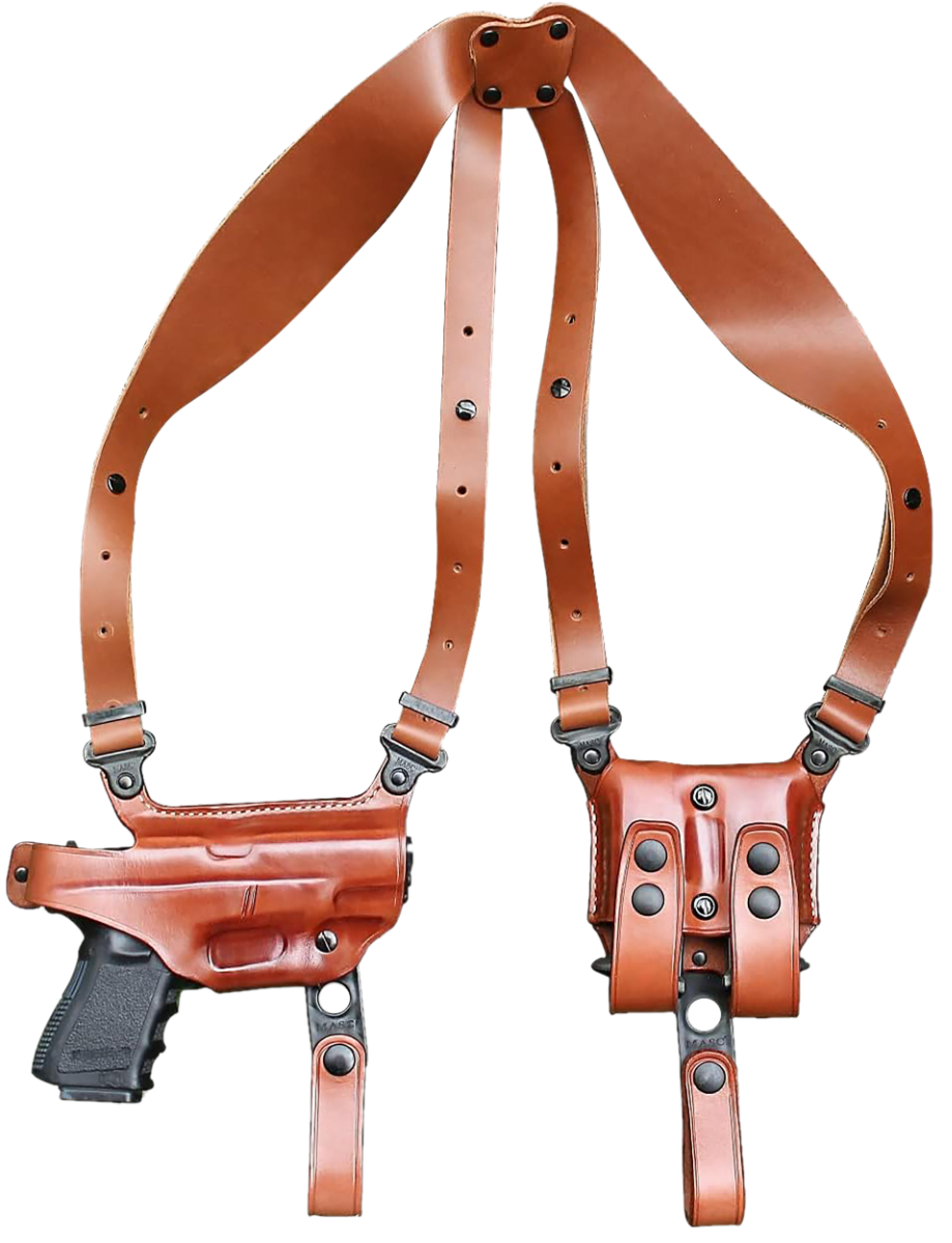 1791 Gunleather Nakatomi Special Colt 1911 Shoulder Holster Right Steerhide Leather, Classic Brown