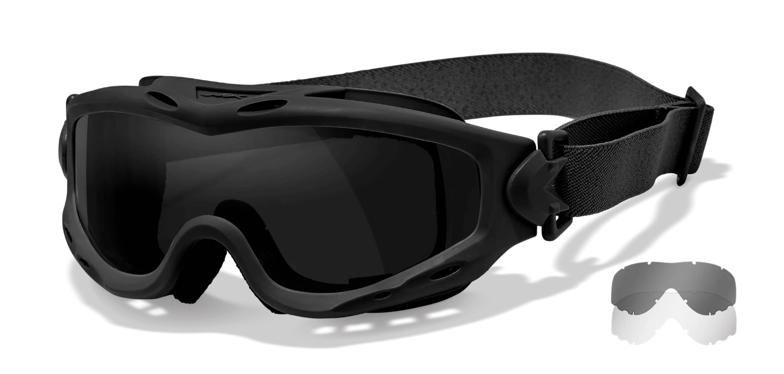 WILEY X SPEAR - Matte Black Frame w/ Smoke Grey / Clear Lenses