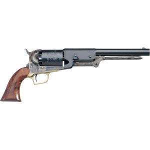 Uberti 1847 Walker Black Powder Revolver 44 Caliber 9" Blued Barrel Case Hardened Frame Walnut Grip
