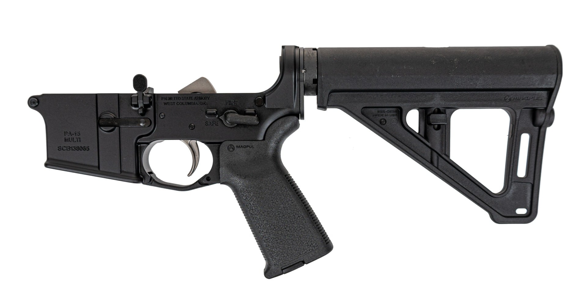 PSA AR15 Complete MOE EPT BTR Stealth Lower, Black