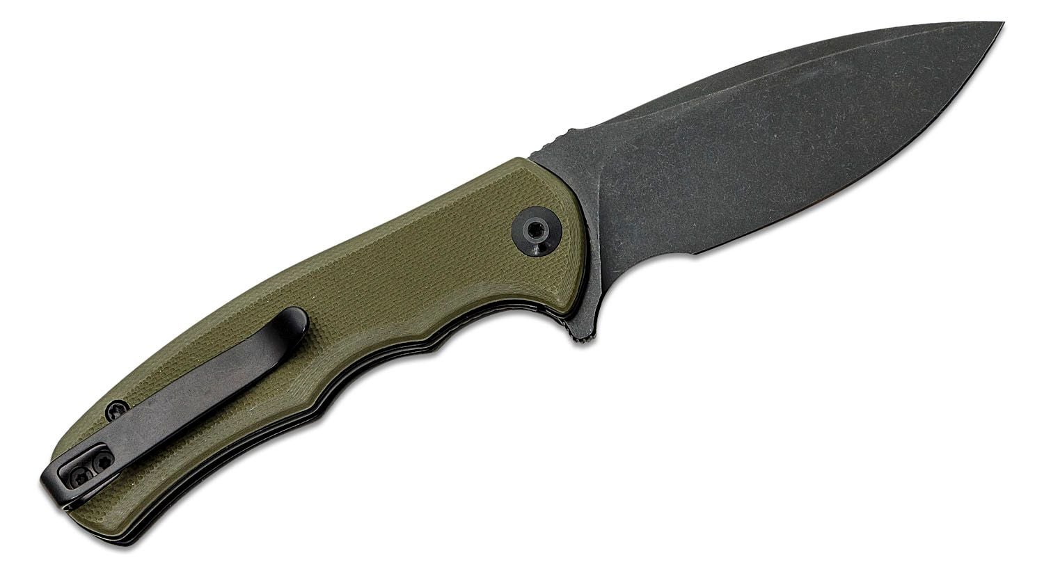 CIVIVI Mini Praxis OD Green G10 Handle Black Stonewashed - C18026C-1