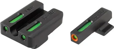 TRUGLO SIGHT SET FN FNS/FNX-9 - TFX PRO GREEN/ORANGE OUTLINE